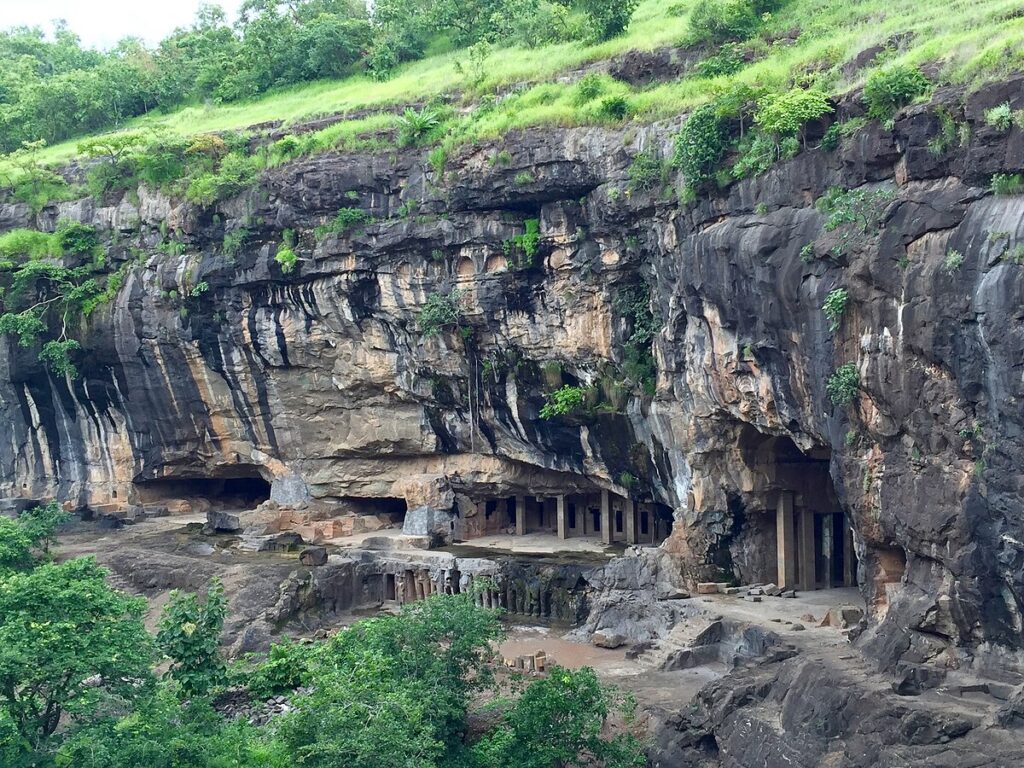 Pitalkhora Caves Detailed Guide main entrance view