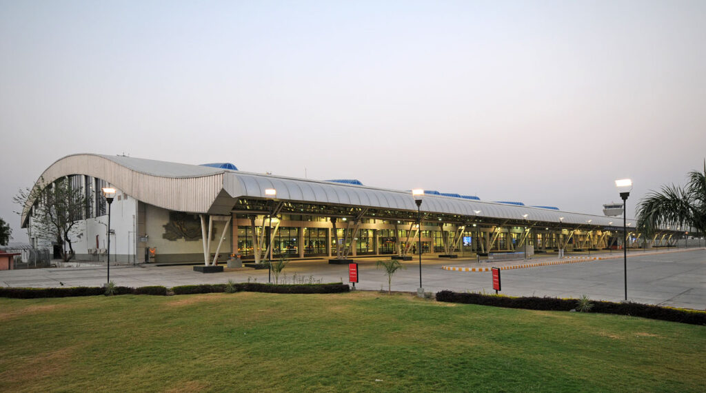 Aurangabad Airport main entrance building