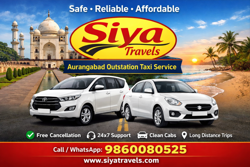 Chhatrapati Sambhajinagar Aurangabad to Palghar Taxi Service – Siya Travels