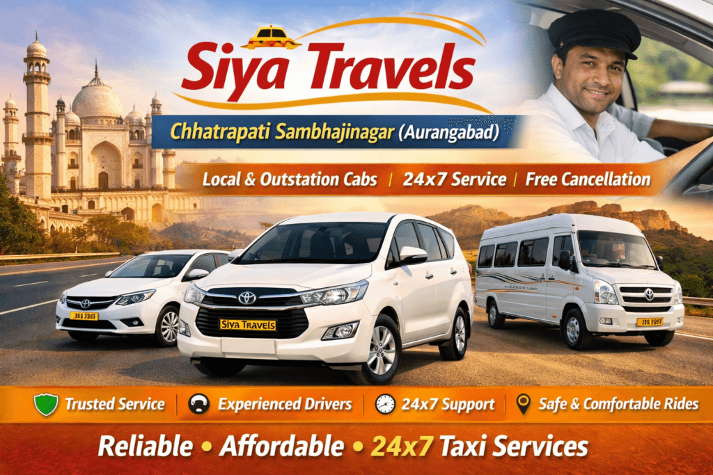 Aurangabad to Mehkar Taxi Service by Siya Travels