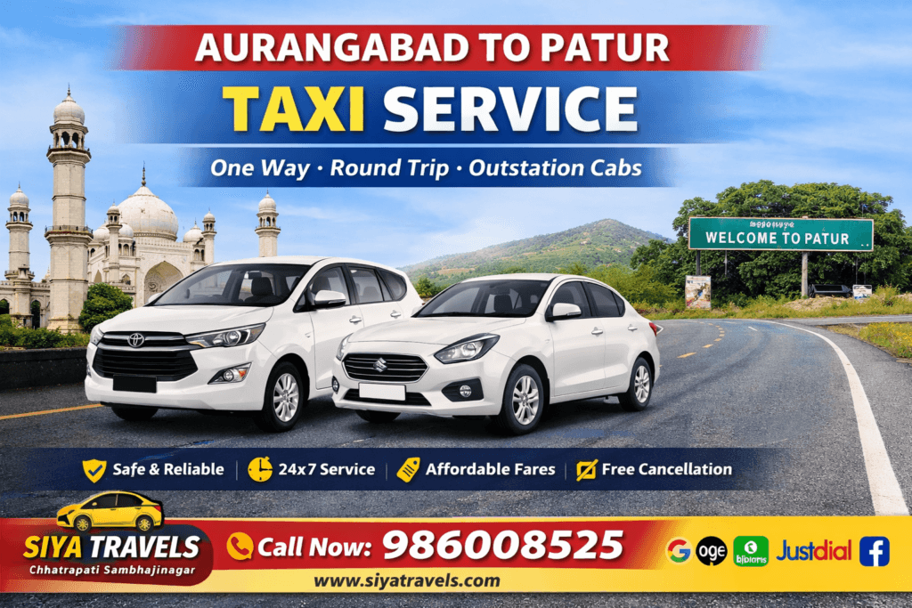 Aurangabad to Patur Taxi Service