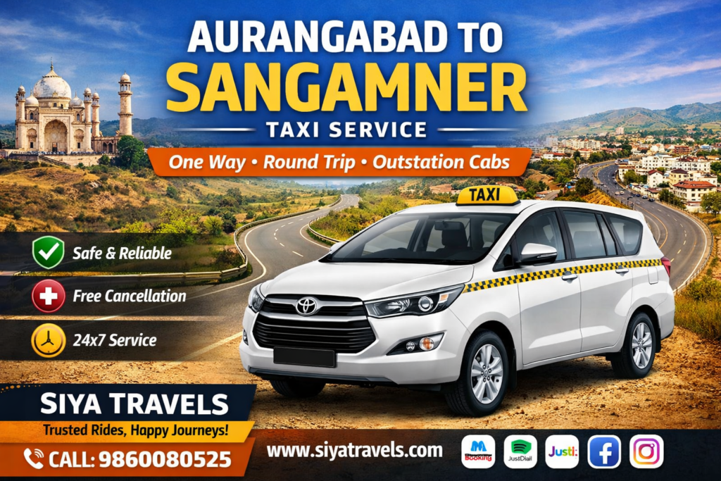 Aurangabad to Sangamner Taxi Service