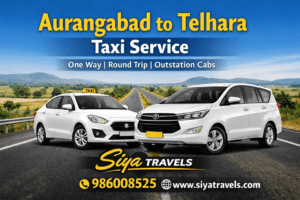 Best Aurangabad to Telhara Taxi Service Aurangabad to Telhara Taxi Service by Siya Travels