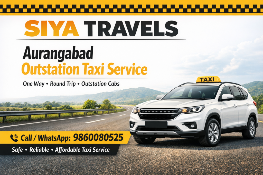Aurangabad to Yavatmal Taxi Service by Siya Travels One Way and Outstation Cab
