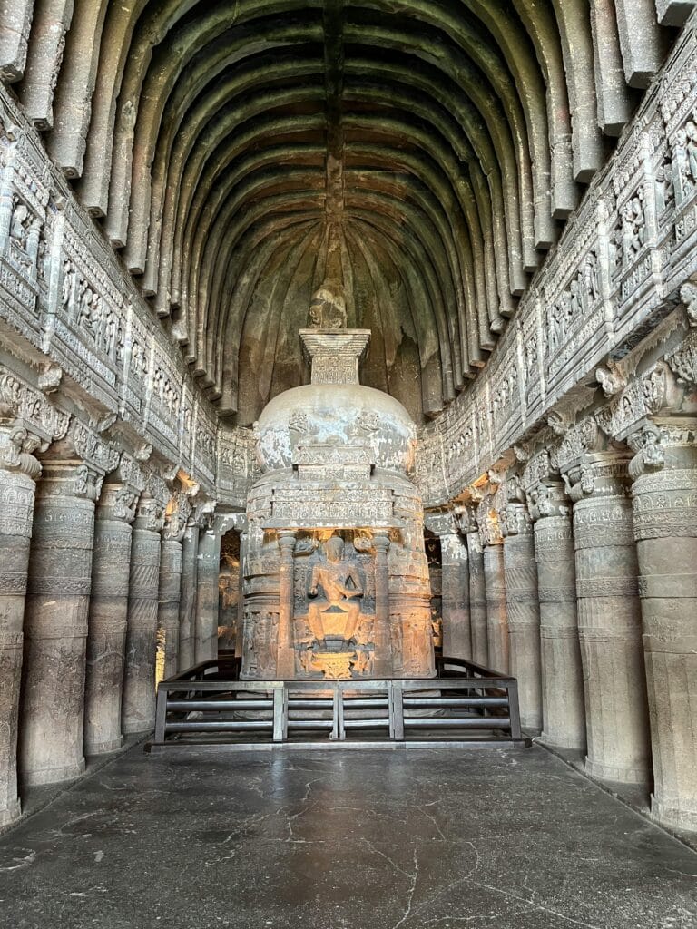 Aurangabad to Ajanta Caves taxi service with AC cab by Siya Travels