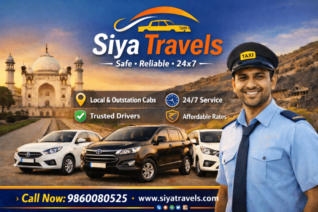 Siya Travels Aurangabad to Soygaon Taxi Service – Reliable Outstation & Round Trip Cabs