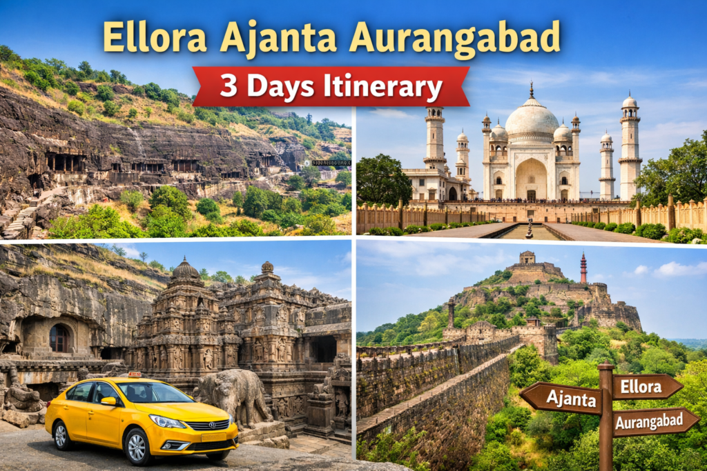 Ellora Ajanta Aurangabad 3 Days Itinerary
