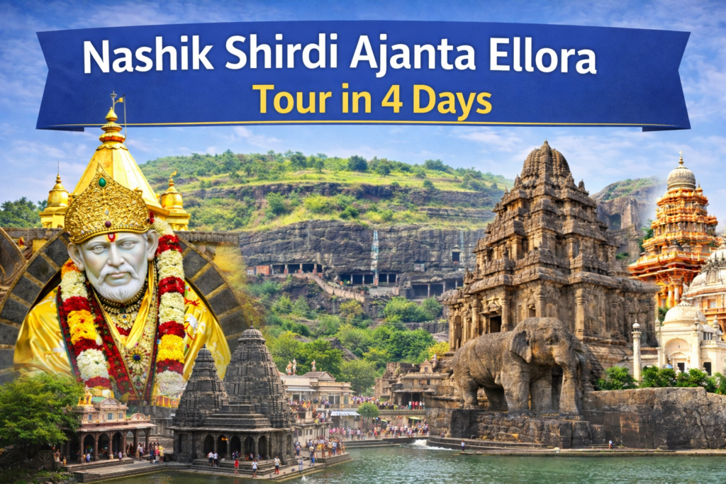 Nashik Shirdi Ajanta Ellora Tour in 4 Days with Siya Travels