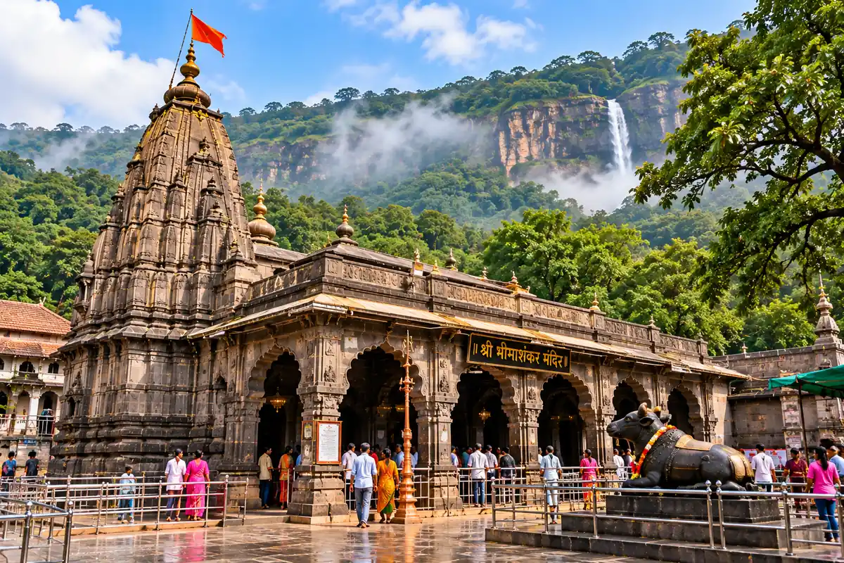 Bhimashankar Jyotirlinga Temple in Pune district, Maharashtra