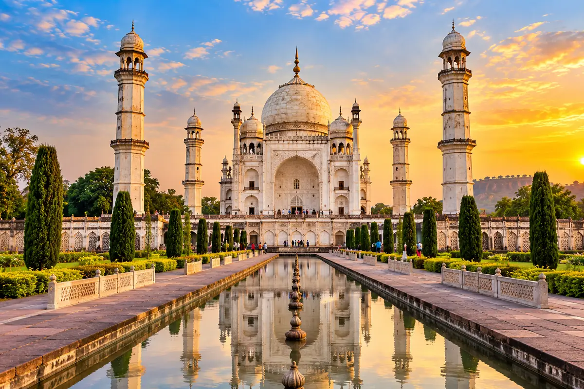 Bibi Ka Maqbara in Aurangabad, Maharashtra