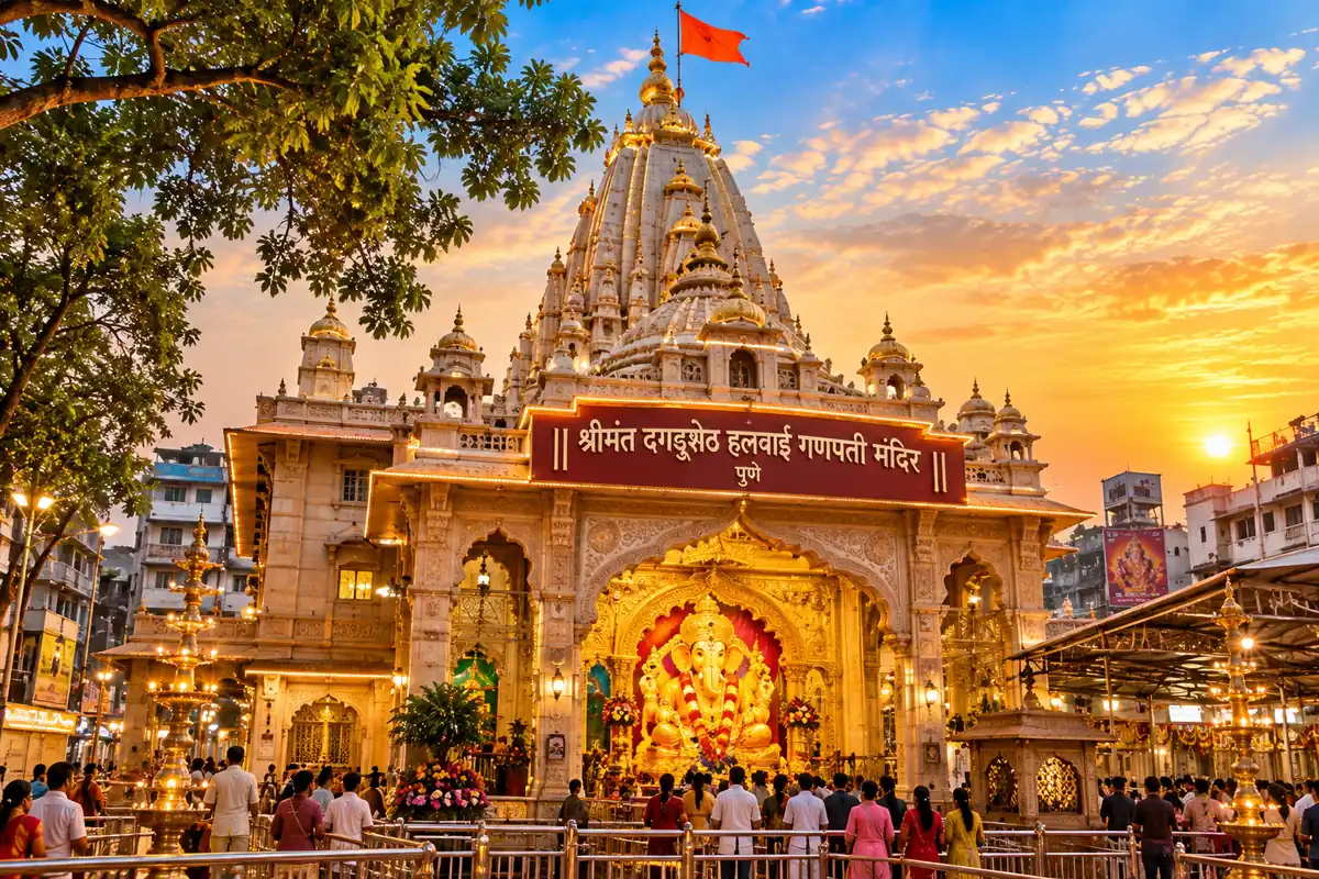 Dagdusheth Halwai Ganpati Temple in Pune, Maharashtra