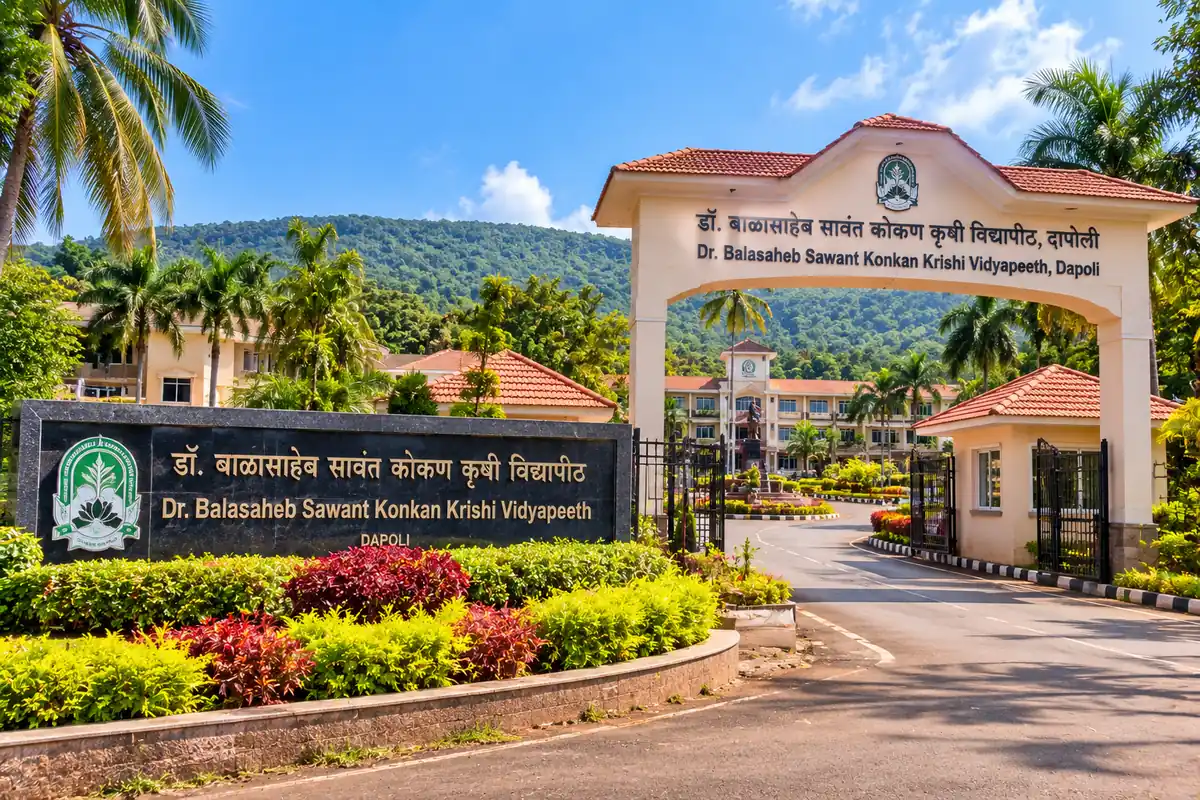 Dapoli Agricultural University campus in Dapoli, Ratnagiri, Maharashtra