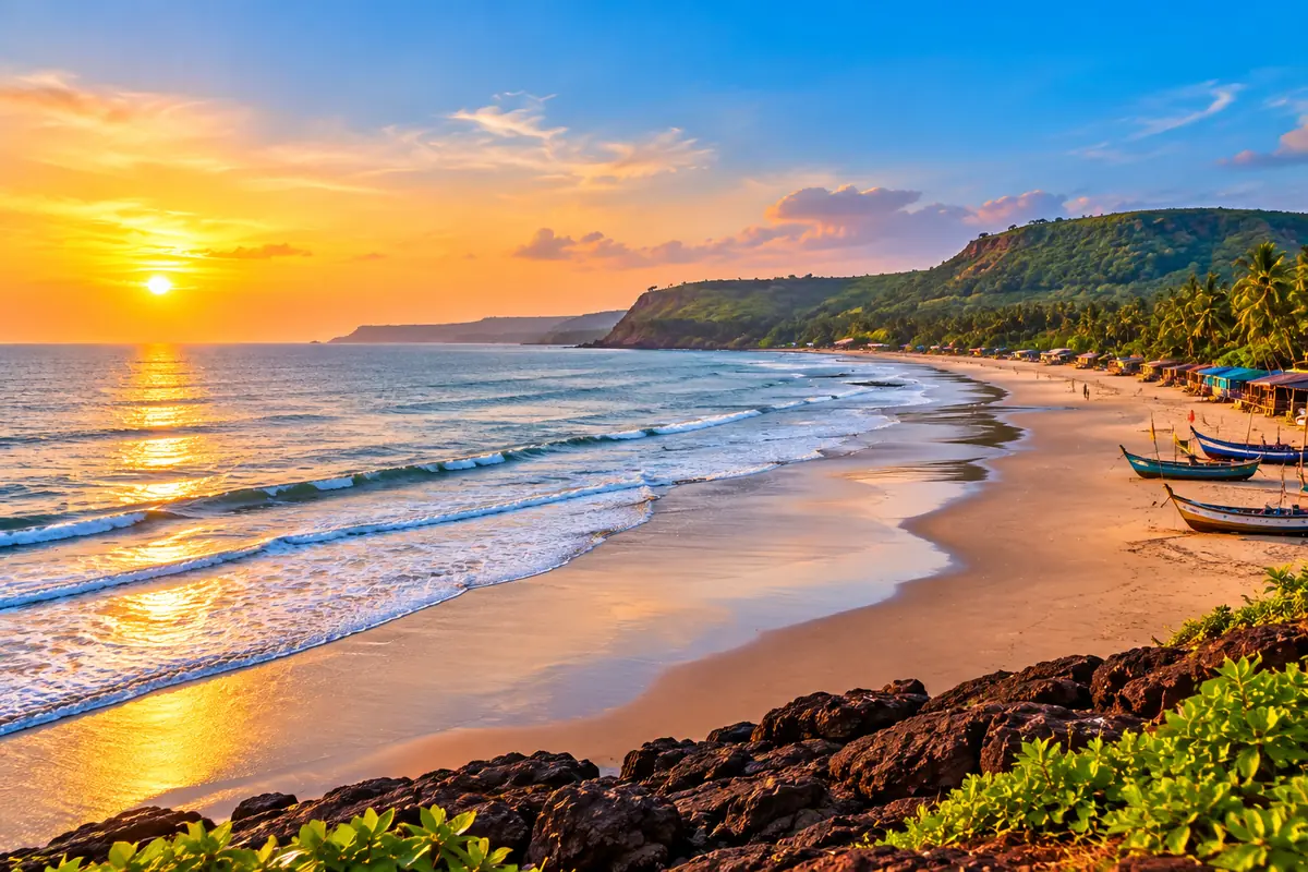 Dapoli Beach in Ratnagiri, Maharashtra
