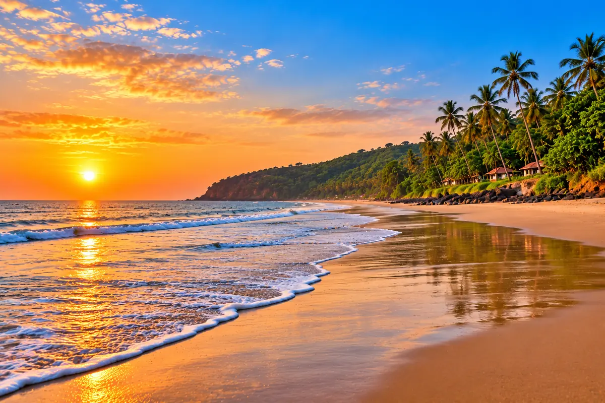 Guhagar Beach in Ratnagiri district, Maharashtra