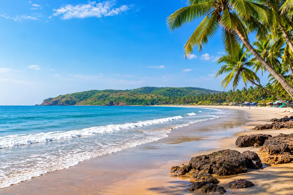 Kashid Beach in Raigad district, Maharashtra
