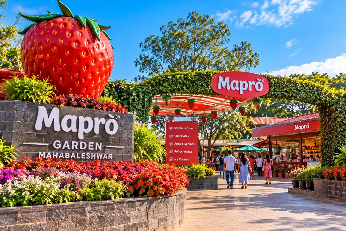 Mapro Garden in Mahabaleshwar, Satara district, Maharashtra