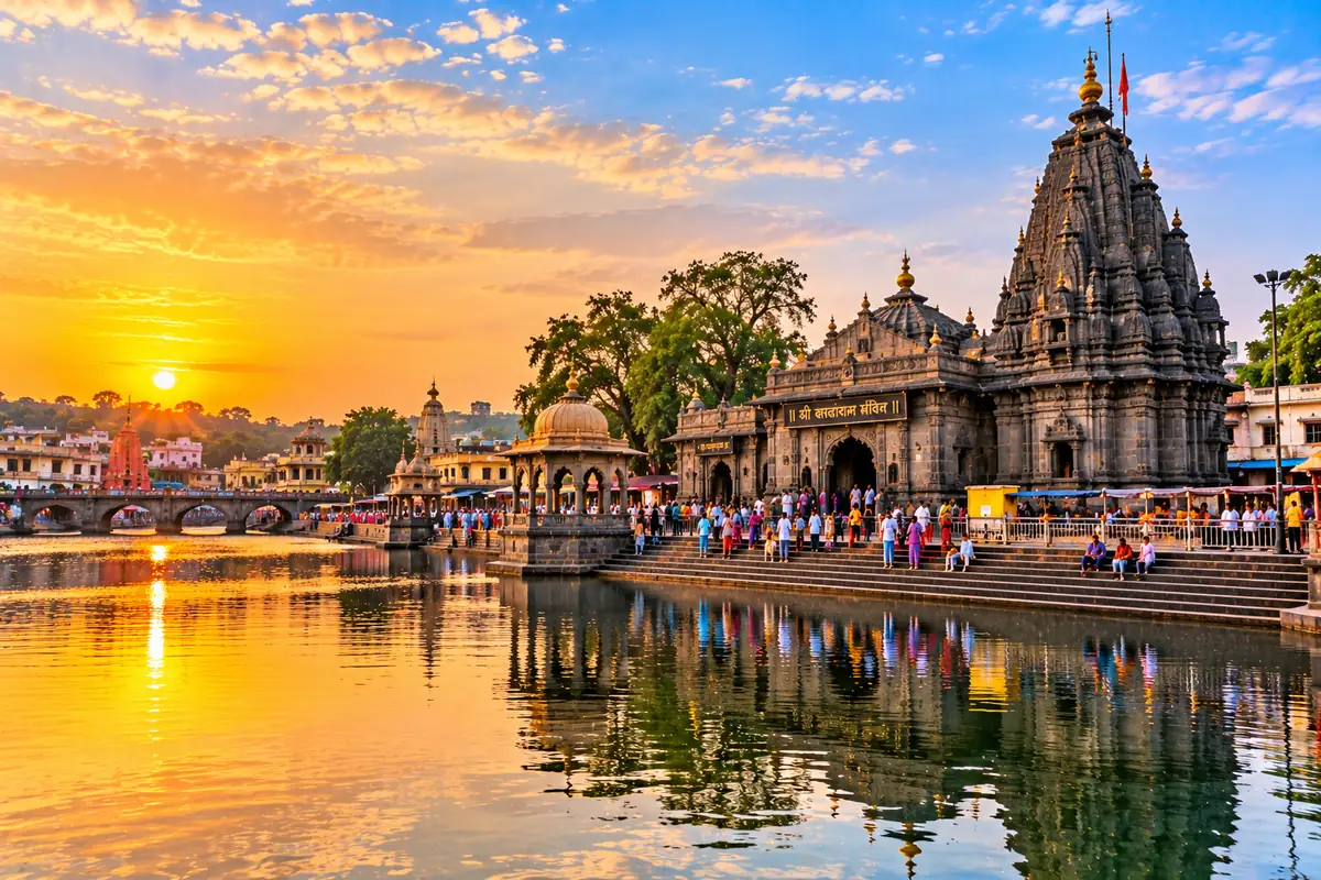 Panchavati sacred area on the Godavari river in Nashik, Maharashtra