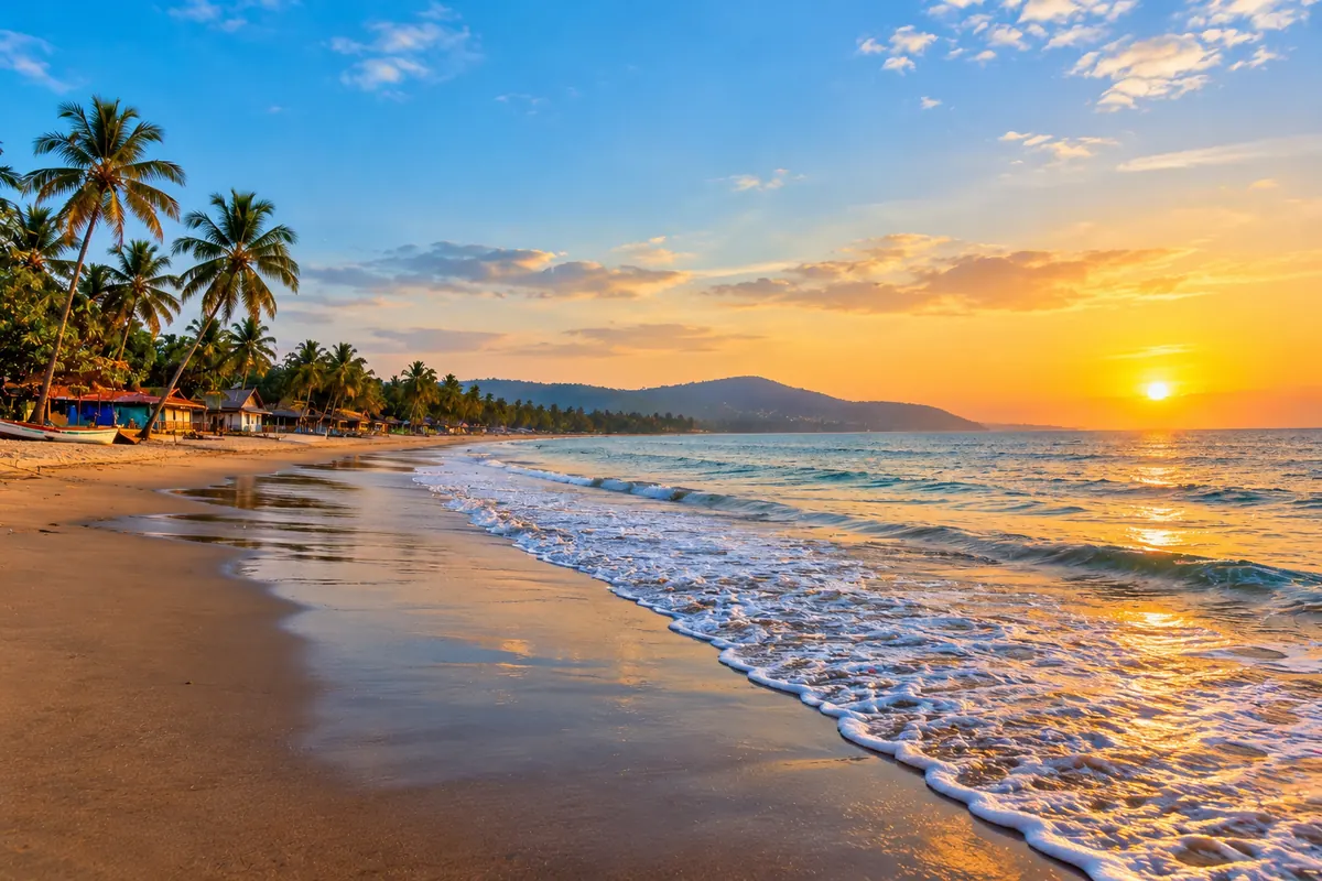 Shrivardhan Beach in Raigad district, Maharashtra