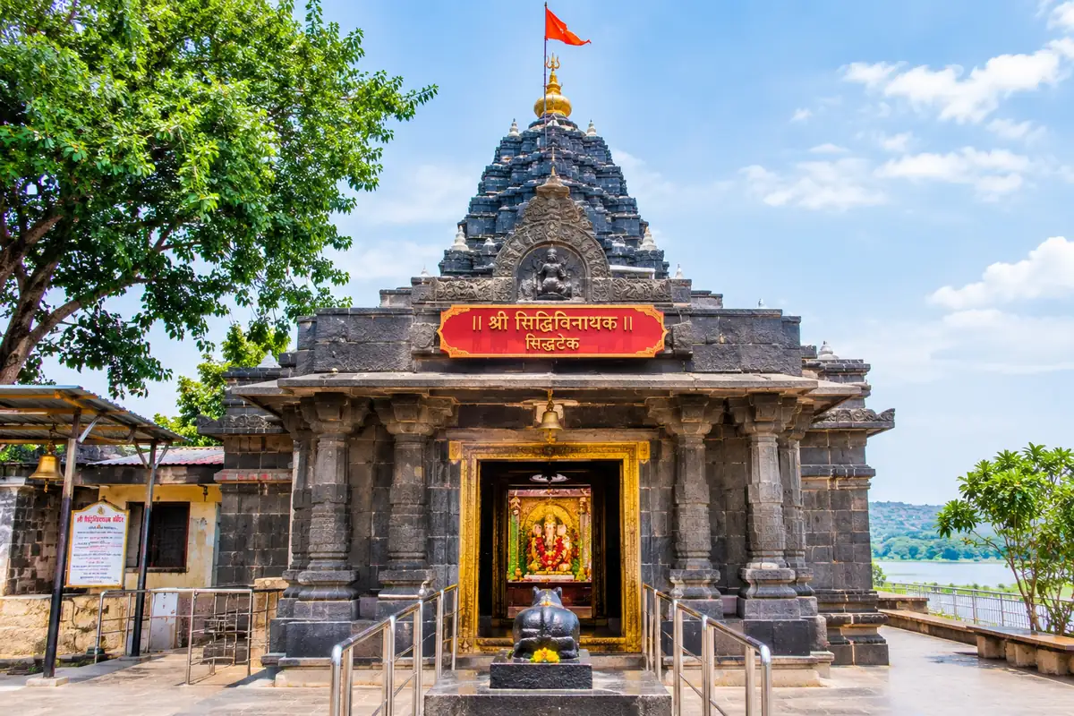 Siddhivinayak Ganpati Temple at Siddhatek, Ahilyanagar (Ahmednagar) district, Maharashtra