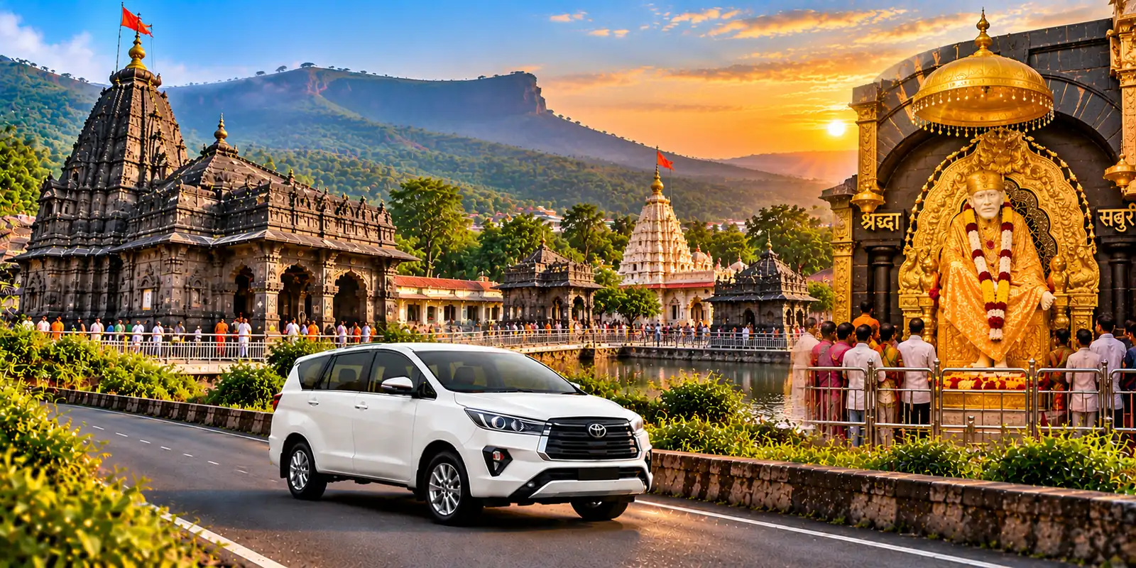 Five Jyotirlinga with Shirdi – Maharashtra tour package with private taxi