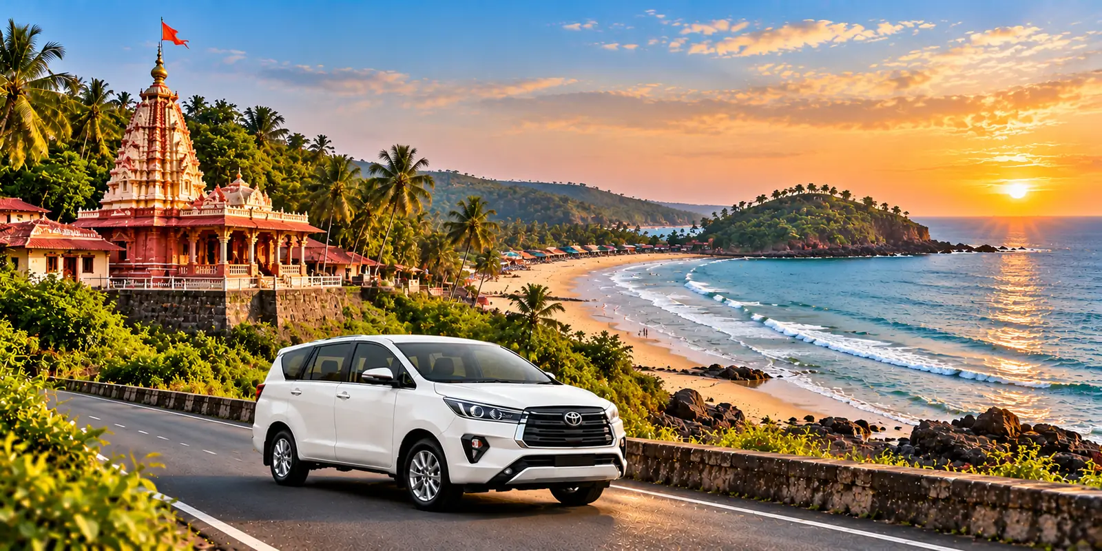 Konkan Tour - Dapoli, Ganpatipule, Tarkarli – Maharashtra tour package with private taxi