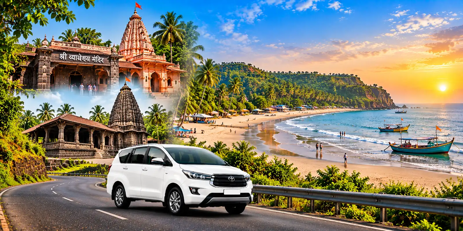 Mumbai Dapoli 2 Night 3 Days – Maharashtra tour package with private taxi