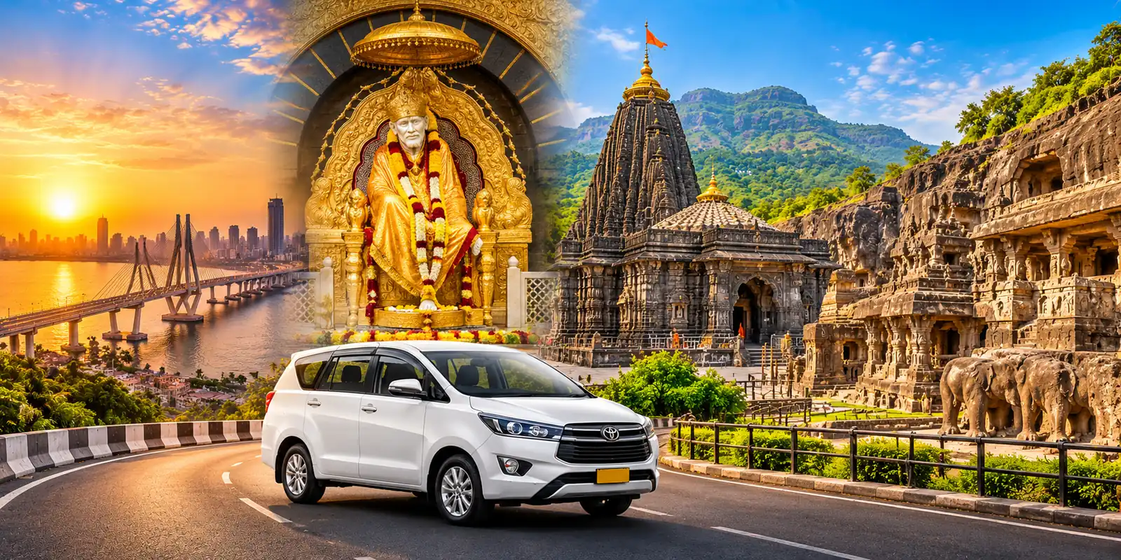 Mumbai - Shirdi - Aurangabad - Mumbai – Maharashtra tour package with private taxi