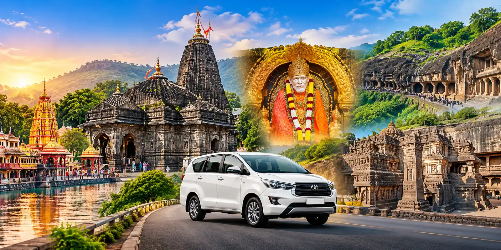Nashik - Shirdi - Aurangabad - Ajanta - Ellora Tour – Maharashtra tour package with private taxi