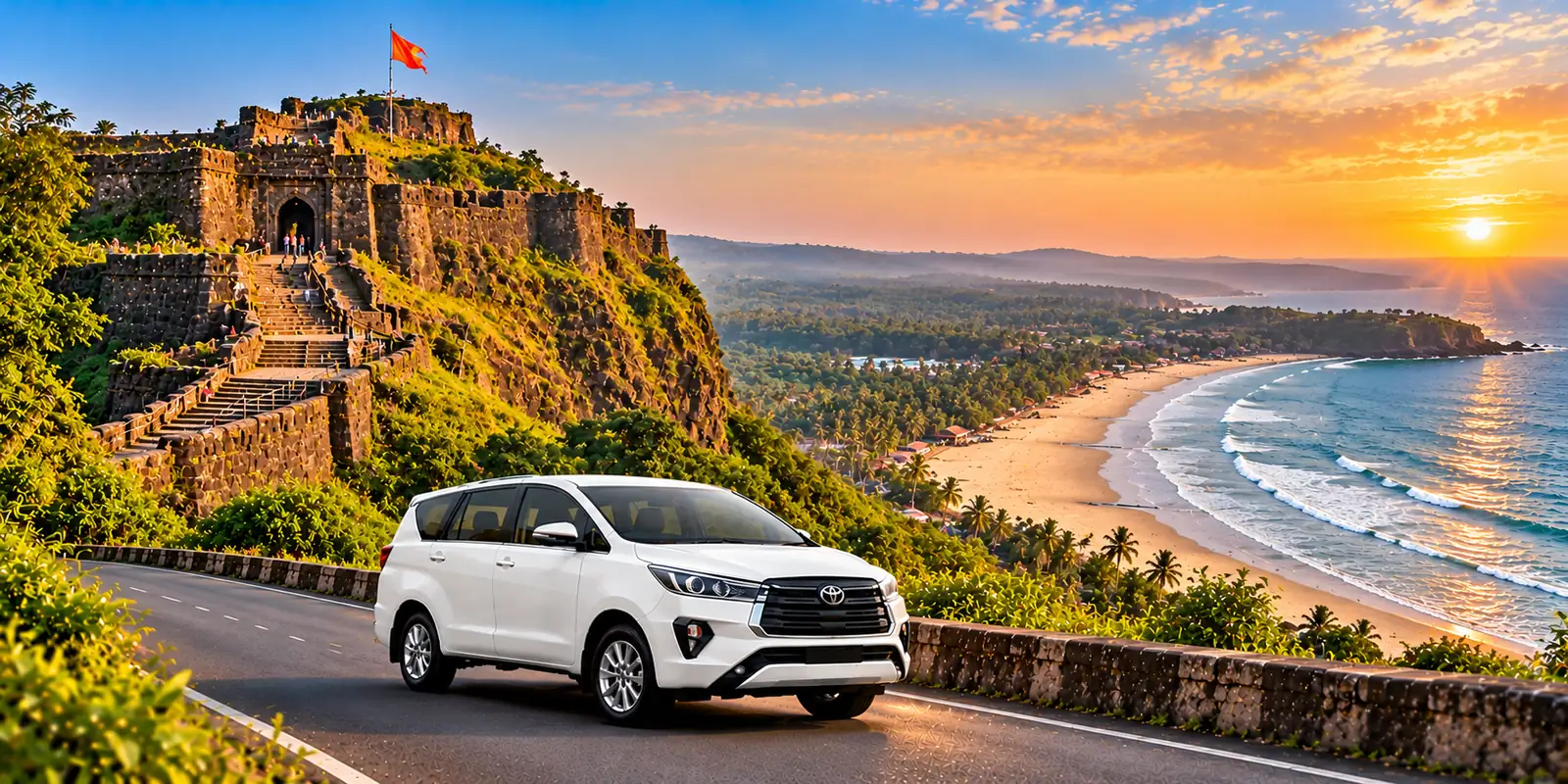Raigad with Ratnagiri Tour – Maharashtra tour package with private taxi