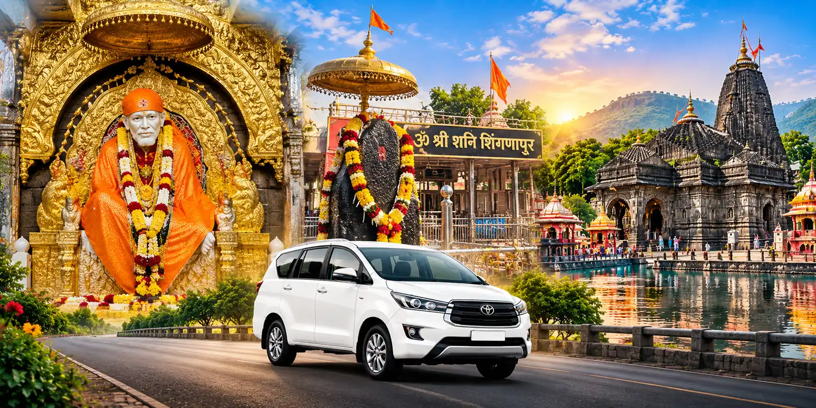 Shirdi - Shani Shingnapur - Nashik Darshan – Maharashtra tour package with private taxi