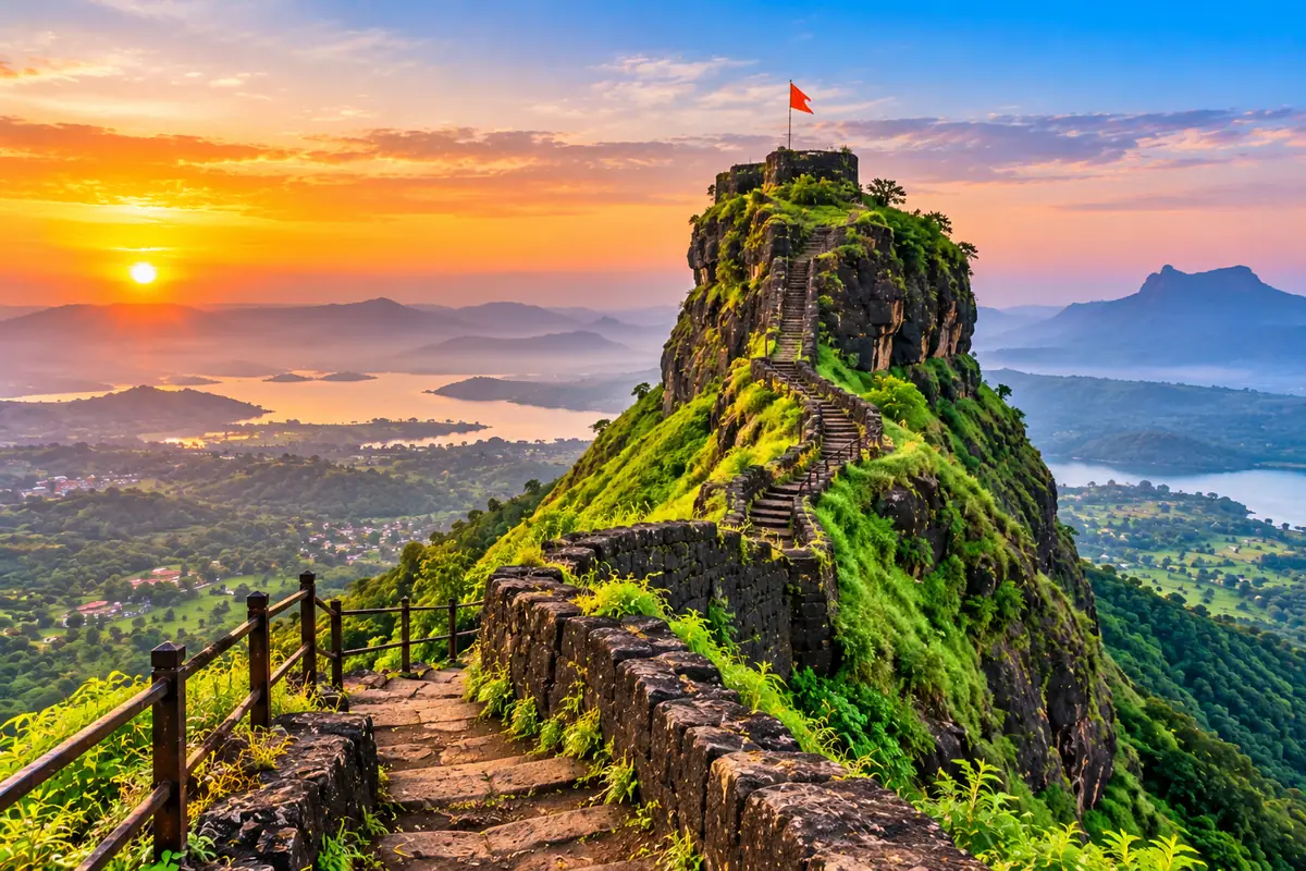 Tung Fort near Lonavala, Pune district, Maharashtra